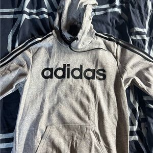 Adidas Grey Hoodie , Athletic Wear